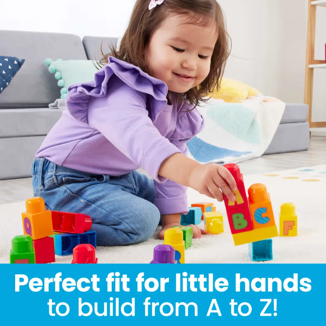 Fisher-Price Mega Bloks Value Abc Building Bag 30pcs (1y )