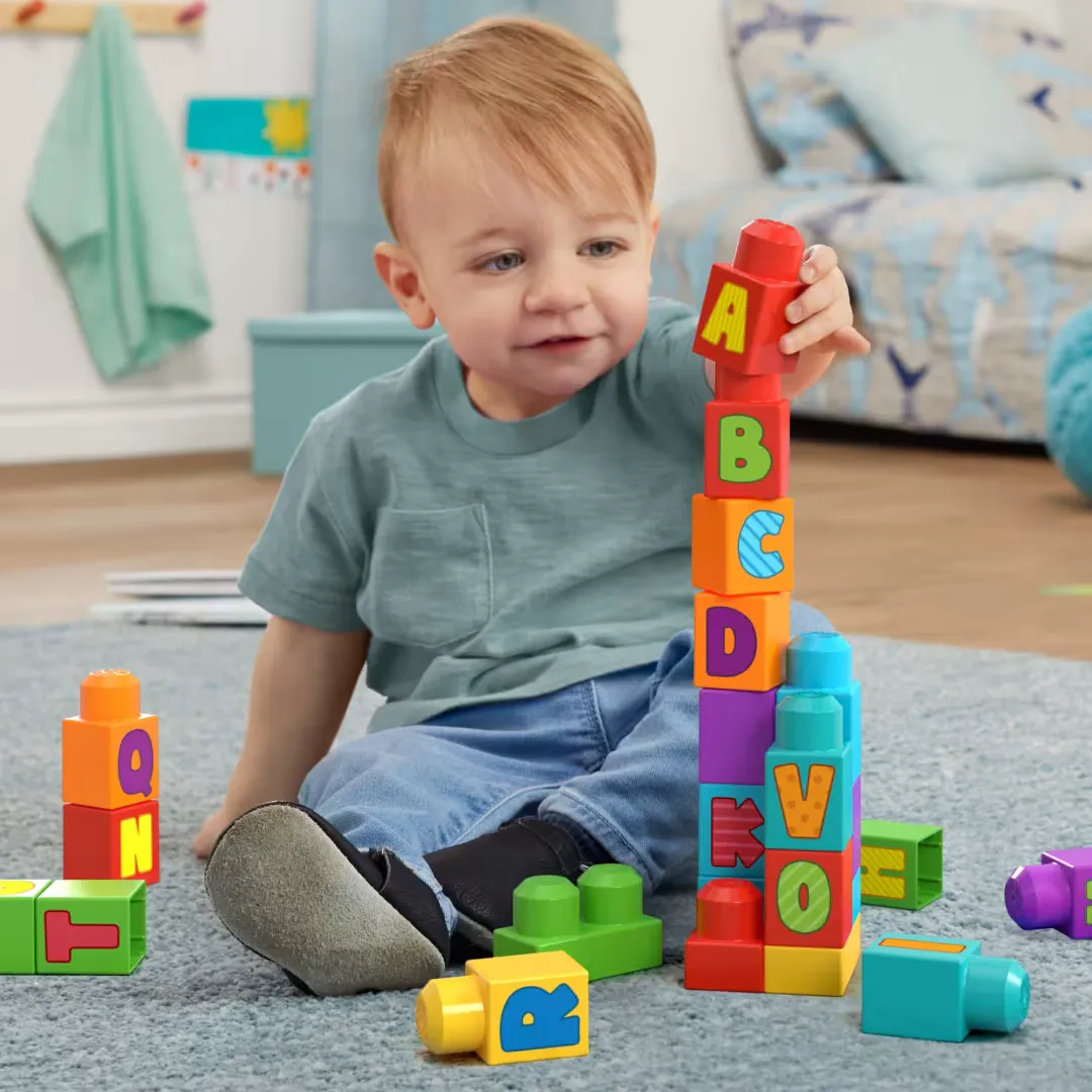 Fisher-Price Mega Bloks Value Abc Building Bag 30pcs (1y )