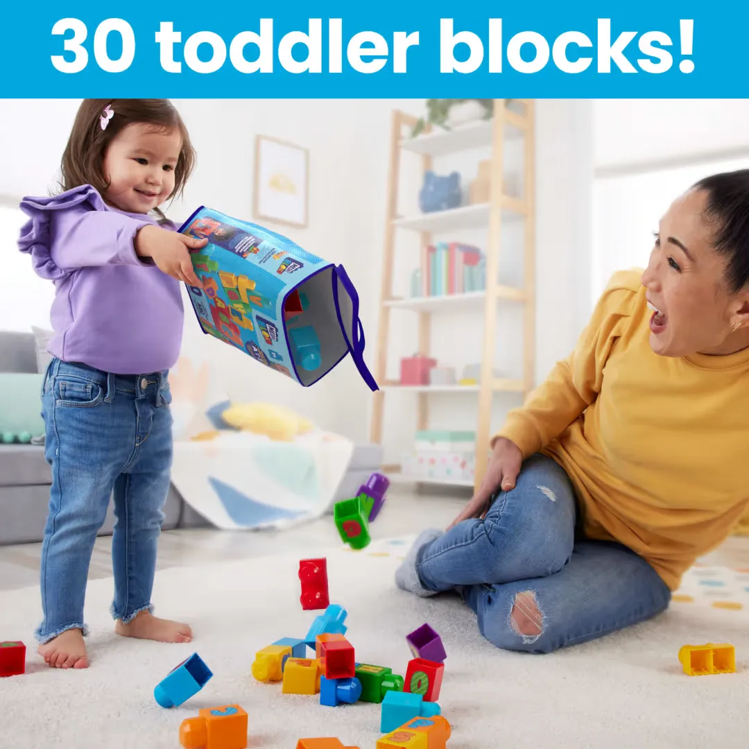 Fisher-Price Mega Bloks Value Abc Building Bag 30pcs (1y )