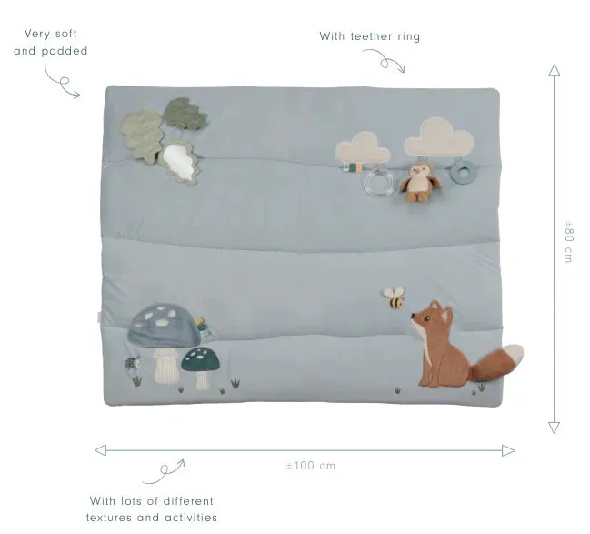Forest Friends Baby Playpen Mat