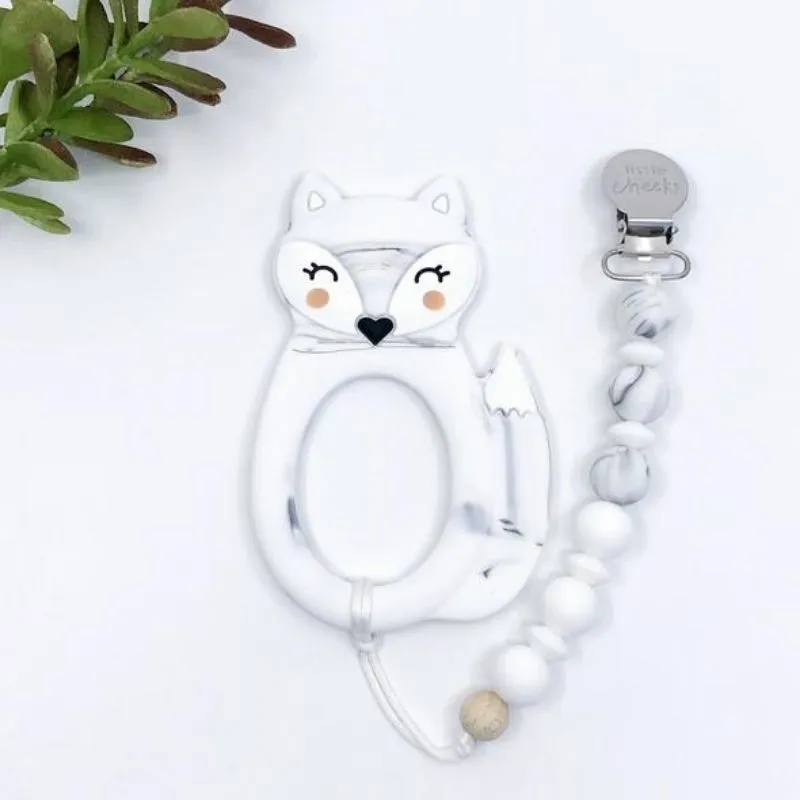 Fox Teether and Clip