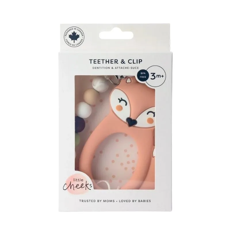 Fox Teether and Clip