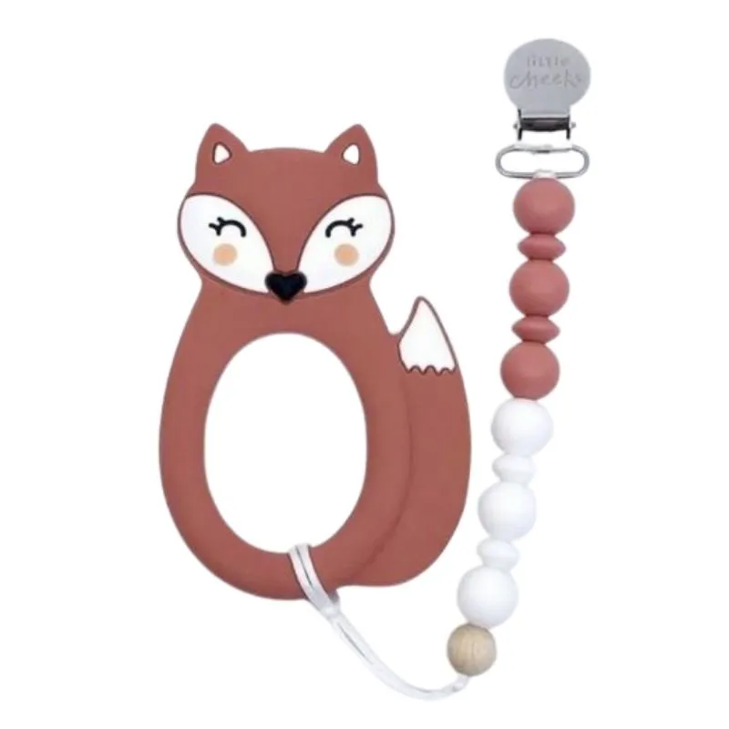 Fox Teether and Clip