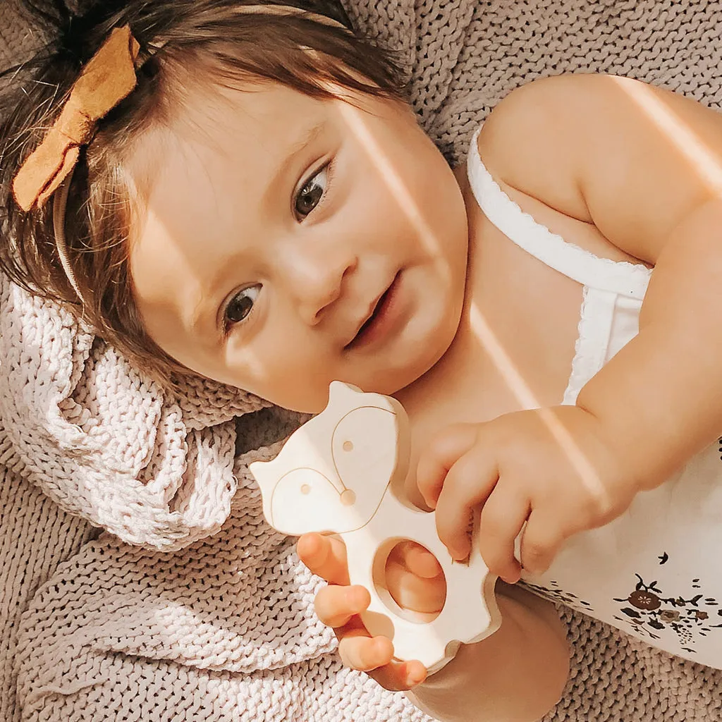 Fox Wood Teether