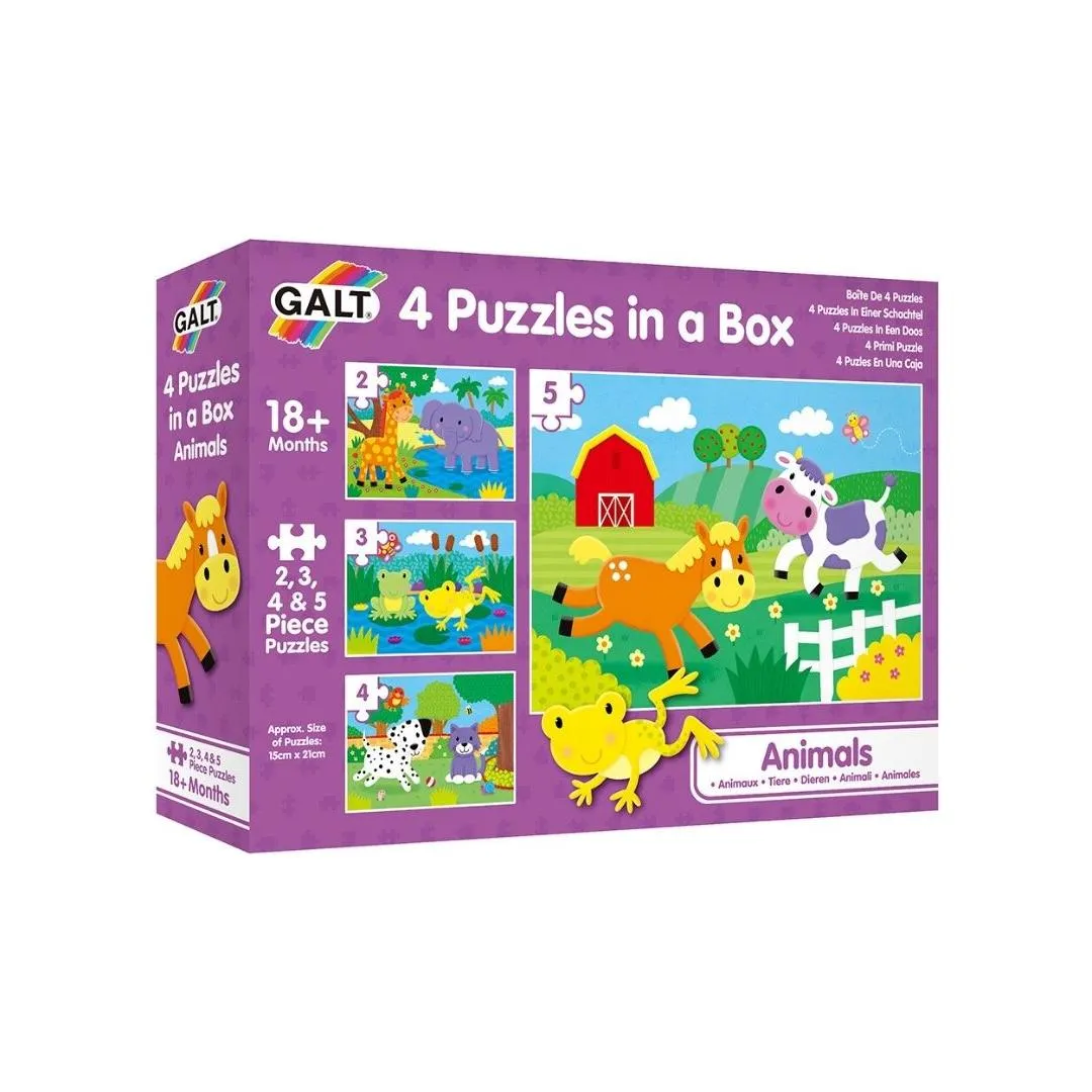 Galt 4 Puzzles In A Box