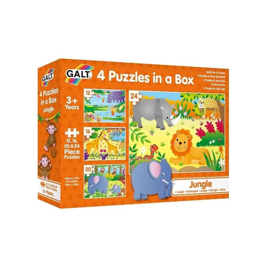 Galt 4 Puzzles In A Box