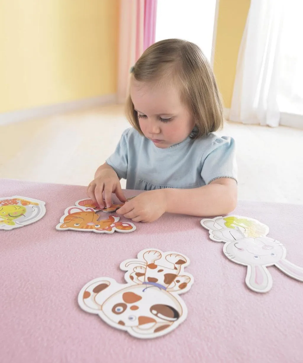Haba 6 Little Hand Puzzles - Animals