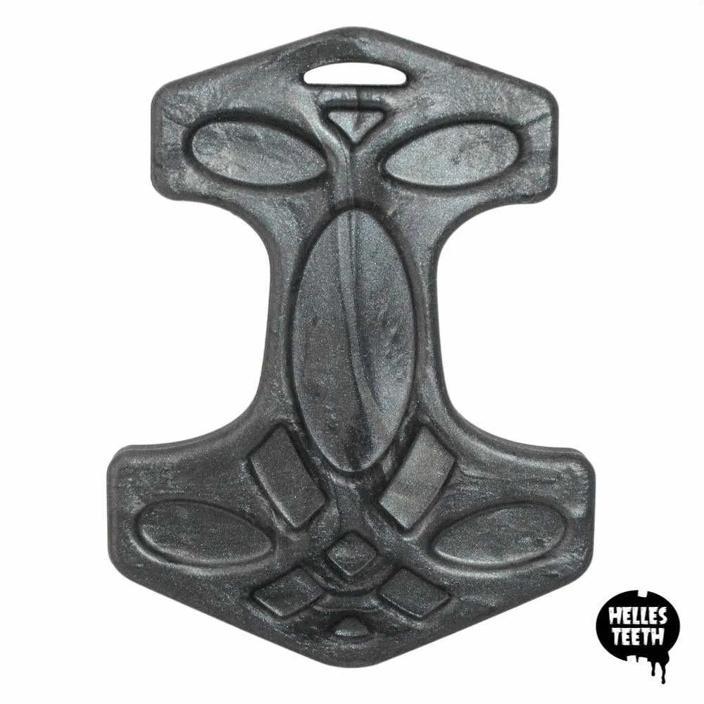 Helles Teeth Thor's Hammer Teether (Metallic Black)