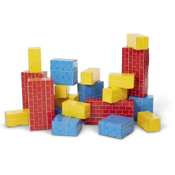 Jumbo Cardboard Blocks - 24 Pieces | 2783 | Melissa & Doug