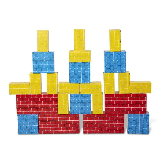 Jumbo Cardboard Blocks - 24 Pieces | 2783 | Melissa & Doug