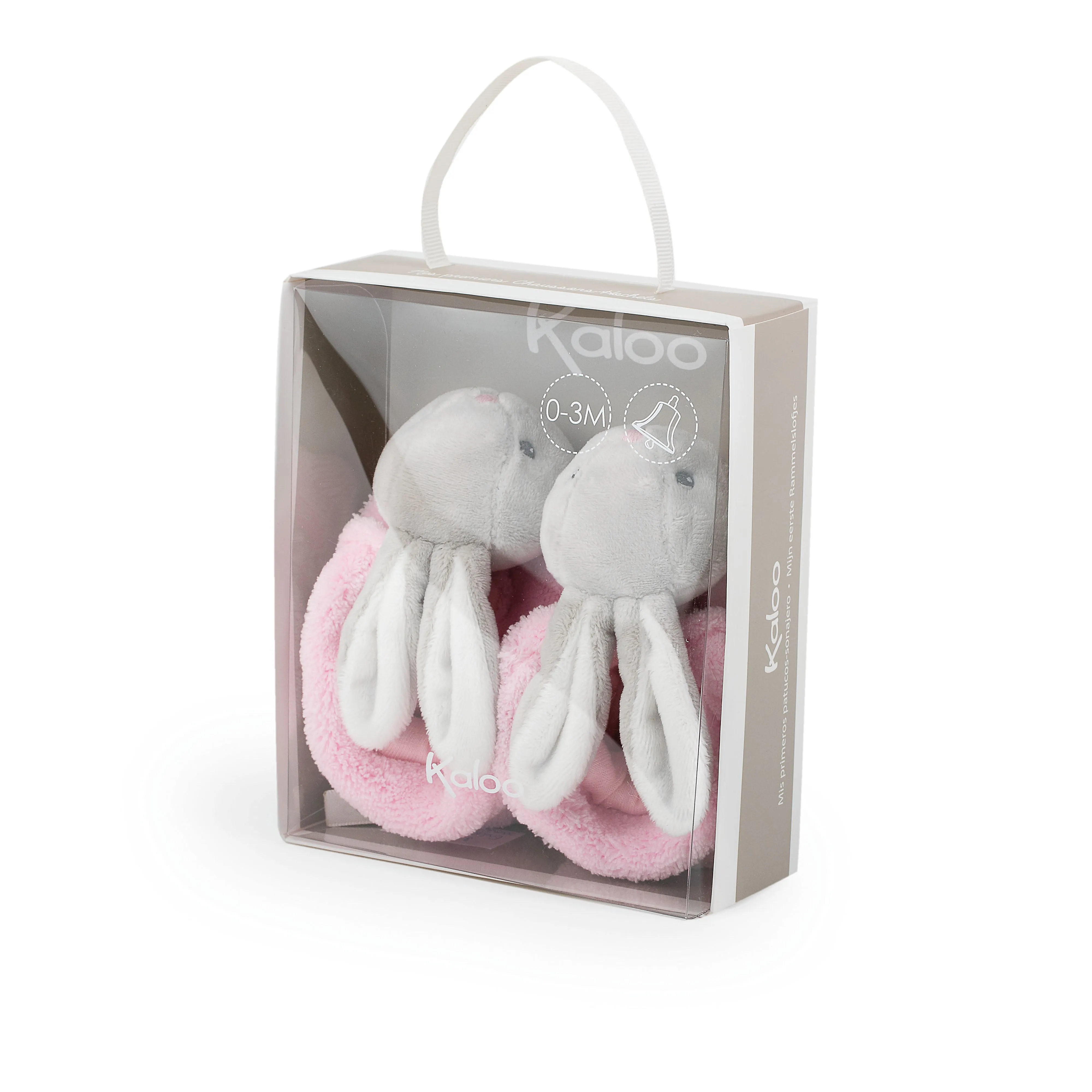 Kaloo Plume Booties Rabbit Pink