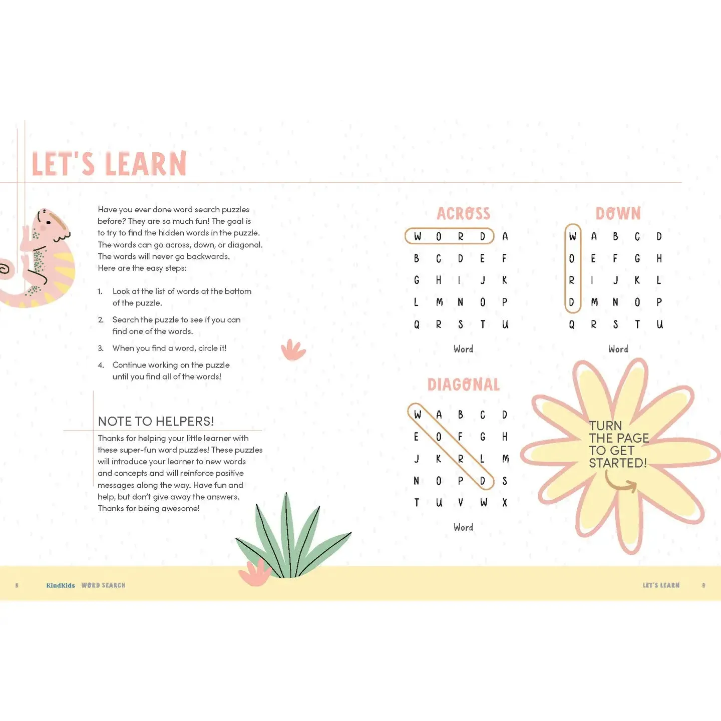 Kindkids Word Search: Puzzles