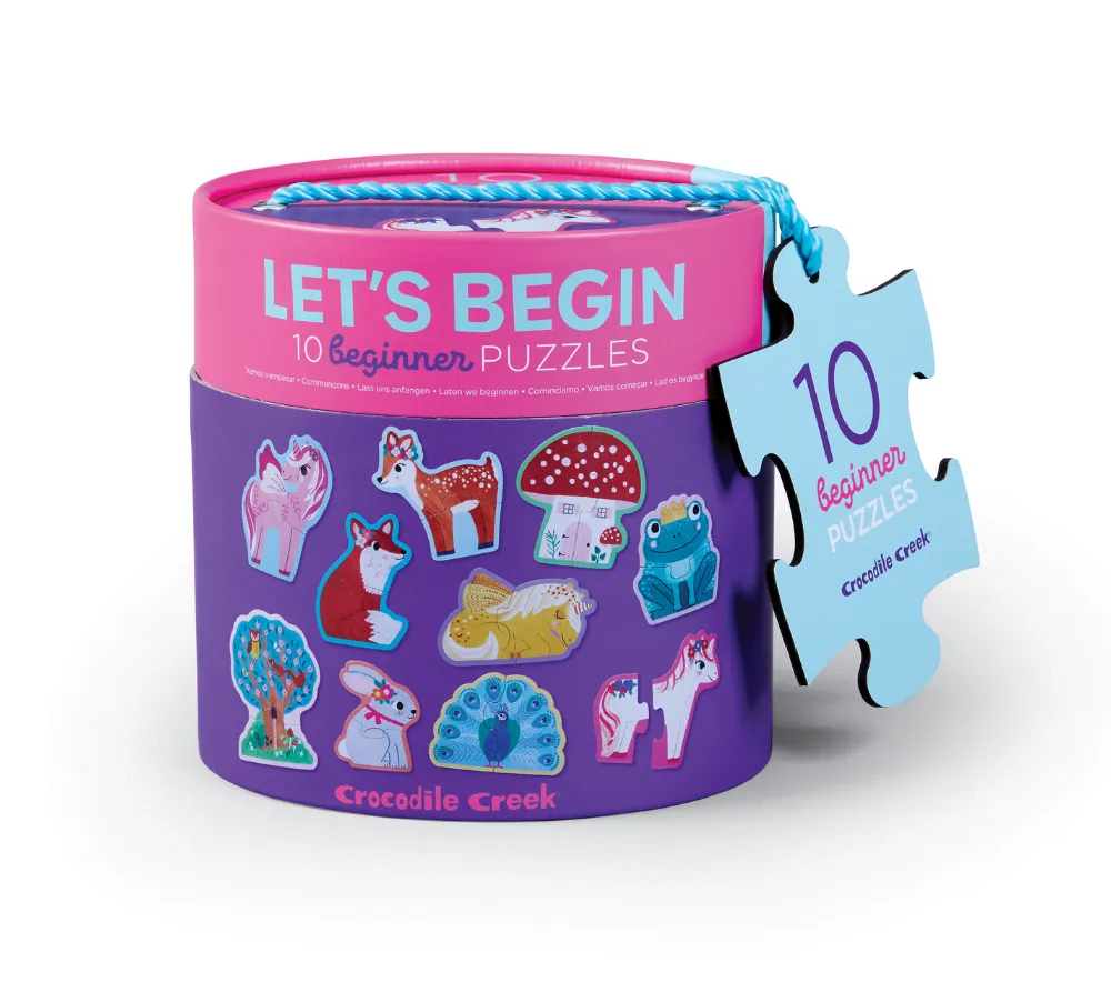 Let's Begin 2 pc Puzzle - Unicorn