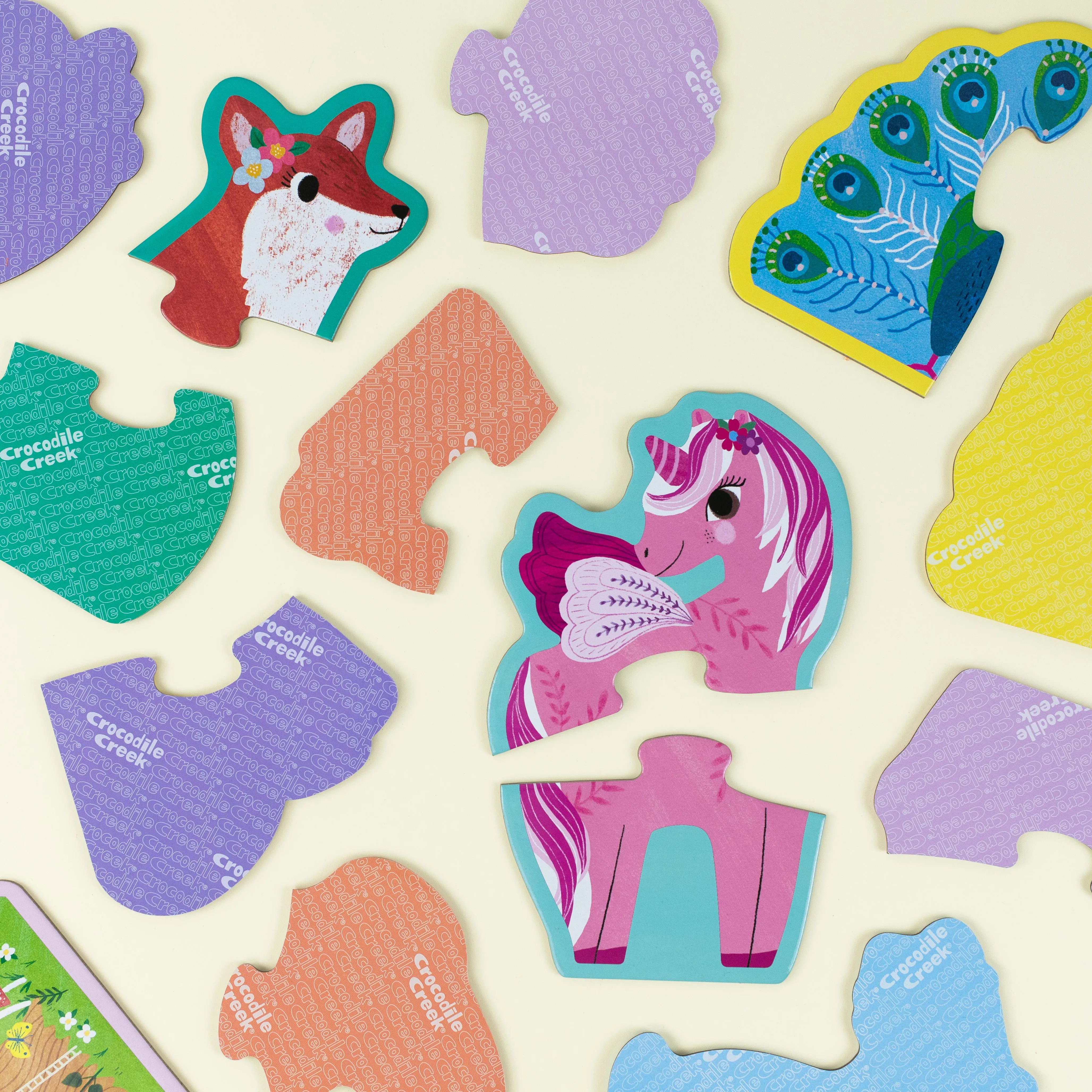 Let's Begin 2 pc Puzzle - Unicorn