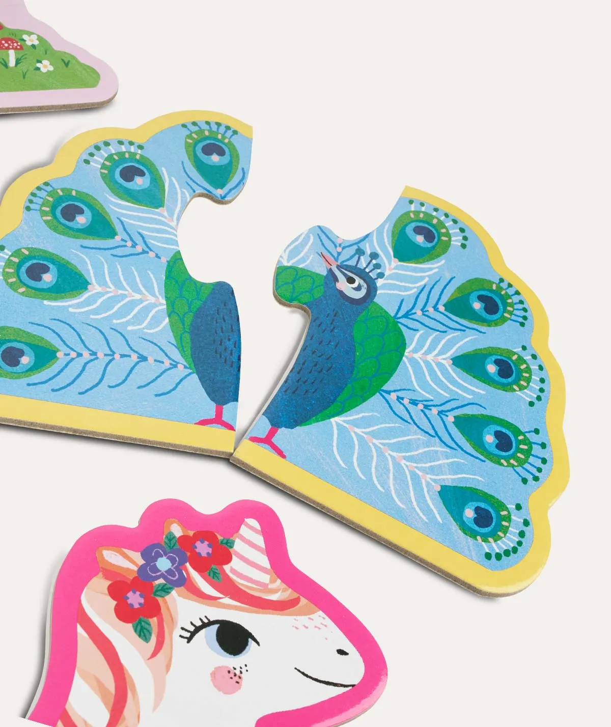 Let's Begin 2 Piece Puzzles Unicorn - Unicorn