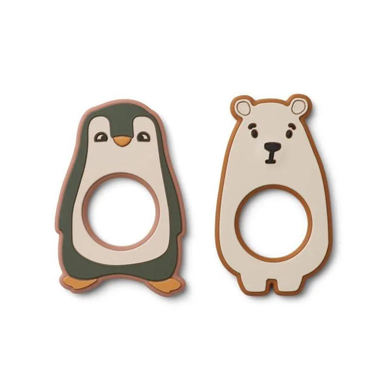 Liewood Gili Teether 2-Pack in Hunter Green