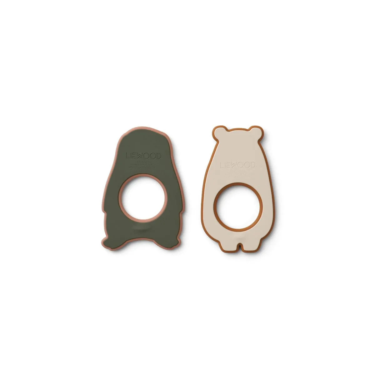 Liewood Gili Teether 2-Pack in Hunter Green