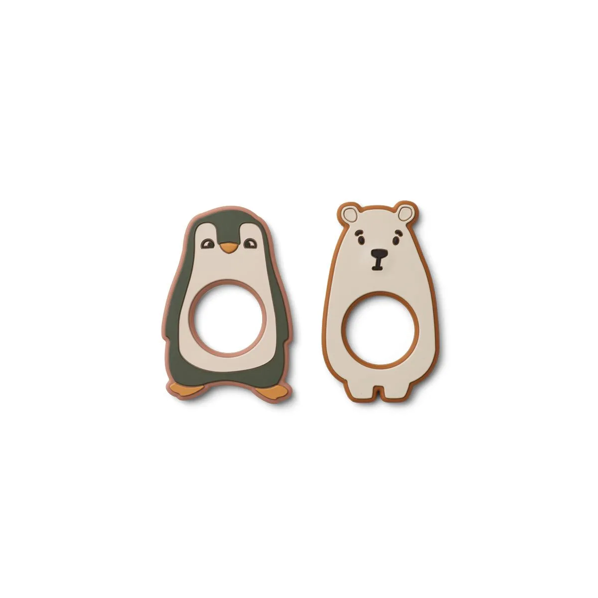 Liewood Gili Teether 2-Pack in Hunter Green
