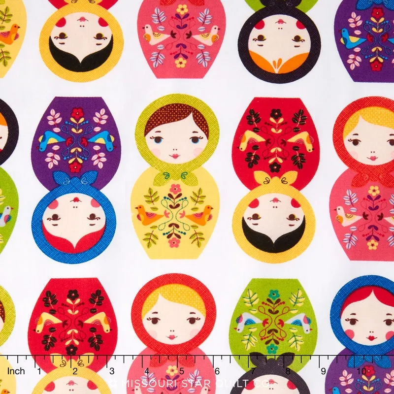 Little Kukla - Dolls Bright Yardage