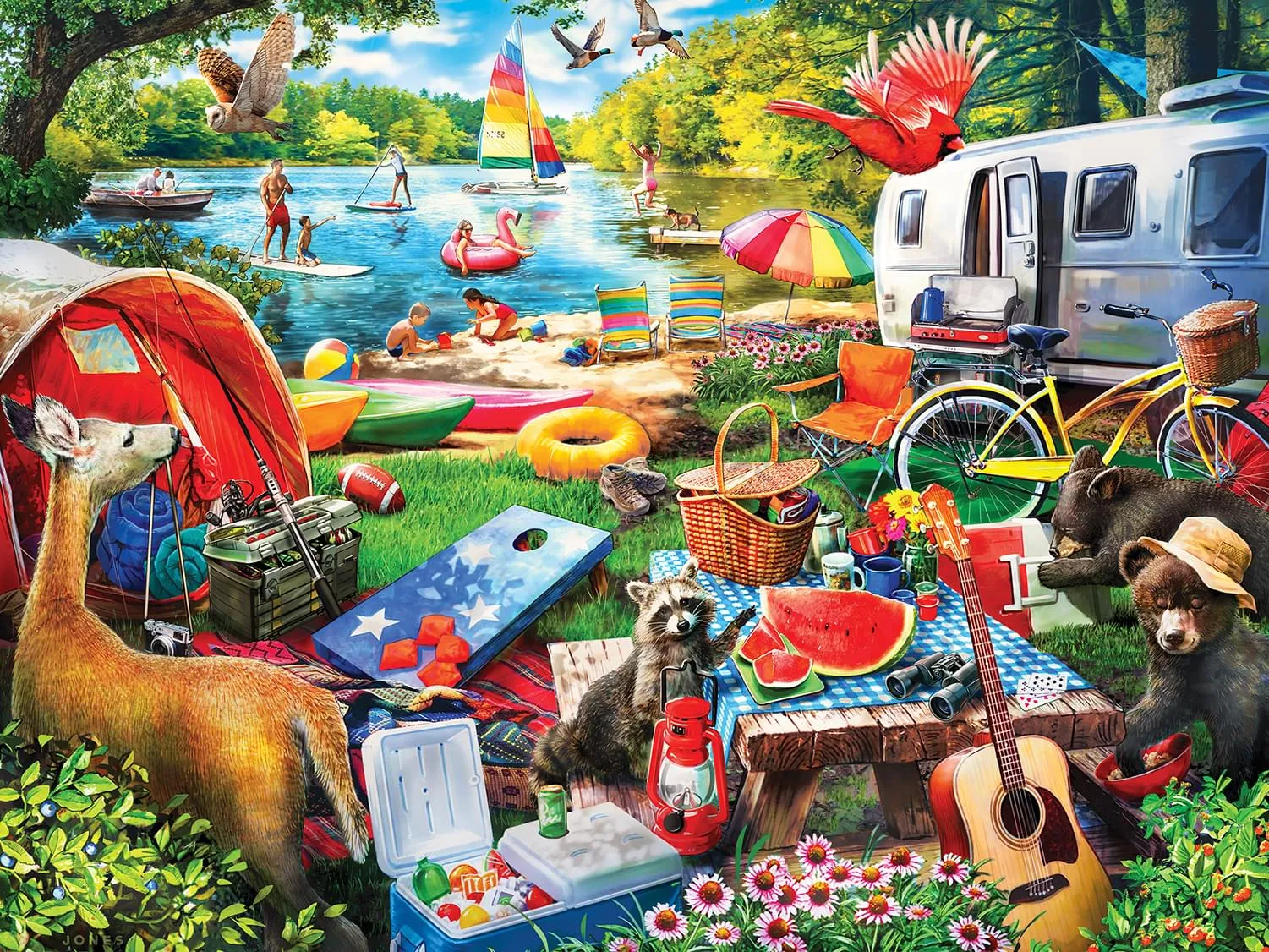 Little Rascals 300 Piece Large EZ Grip Jigsaw Puzzle