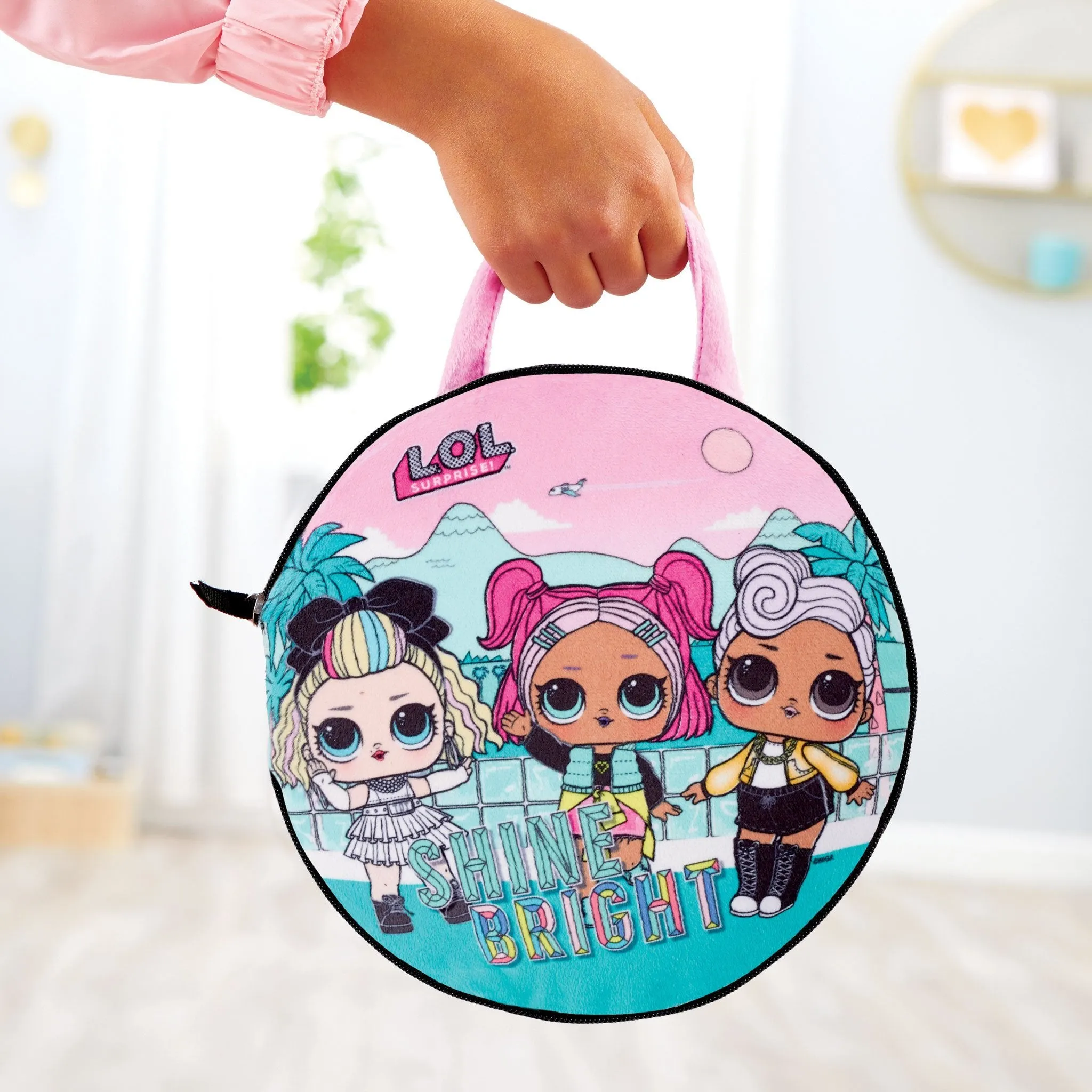 L.O.L. Surprise! 2-in-1 Round Storage Pillow