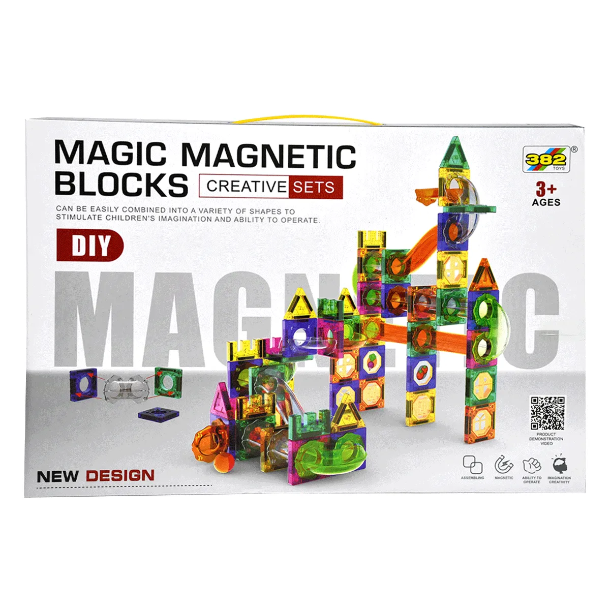 Magic Magnetic Blocks Creative Sets 126pcs