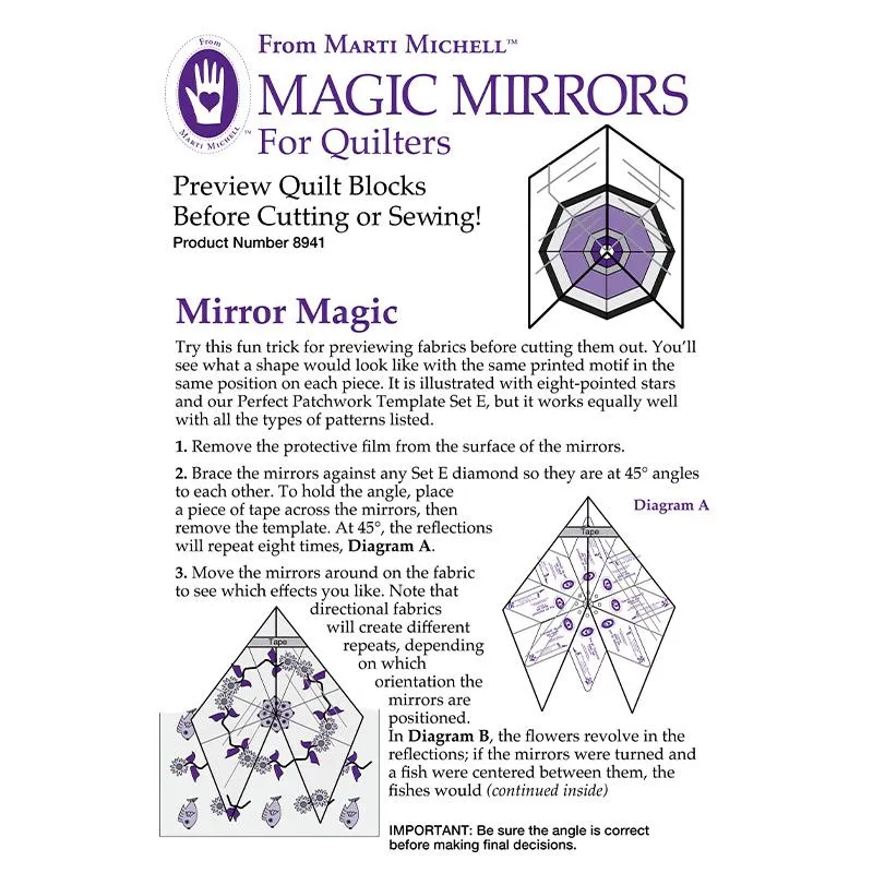Magic Mirrors - 6 inch - Marti Michell