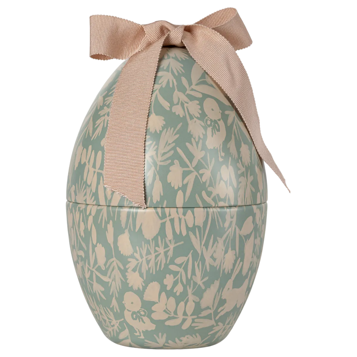 Maileg Metal Easter Egg with Bunny, Mint  (ships early February)