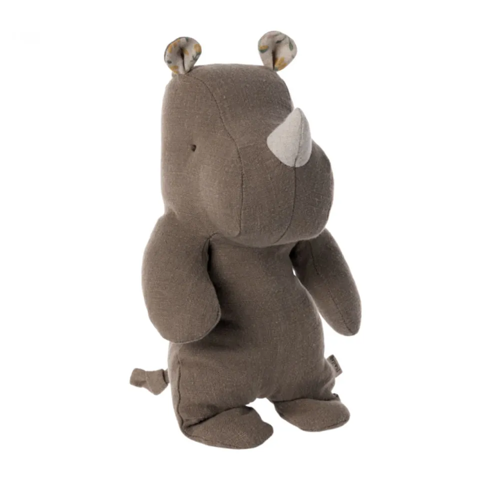 Maileg Small Rhino, Chocolate