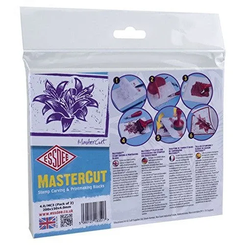 Mastercut Carving Blocks - 200x150x4mm - 2 Pk