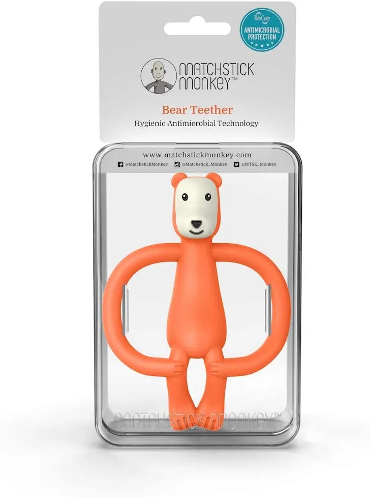 MATCHSTICK MONKEY 2001 BRAMBLE BEAR TEETHER