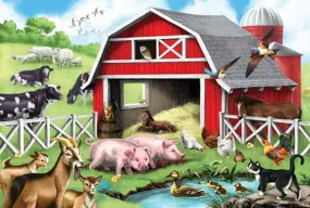Melissa and Doug Farm Friends 24pc Floor Puzzle Ages 3  Item #4428