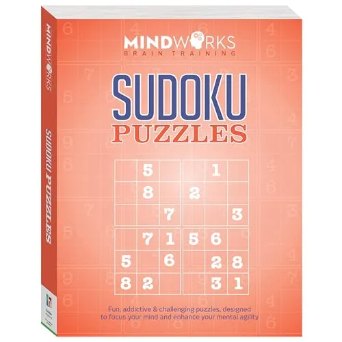 Mindworks: Sudoku Puzzles - Puzzle Book for Adults, Brain Training, Travel Entertainment, Ranging Easy to Difficult, 288 Pages