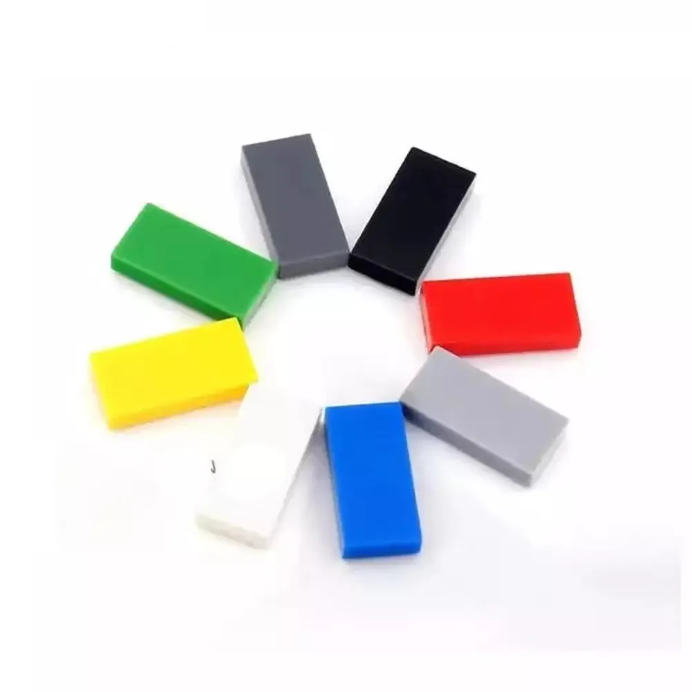 MOC NON  1000pcs DIY Building Blocks Smooth 1x2 Thin Figure Bricks Educational Creative toys  Size Compatible With 3069 30070