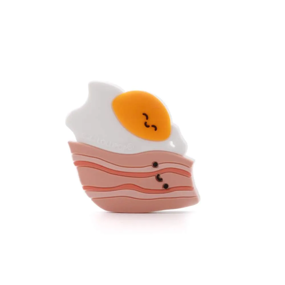 Modern Baby Teether - Egg & Bacon