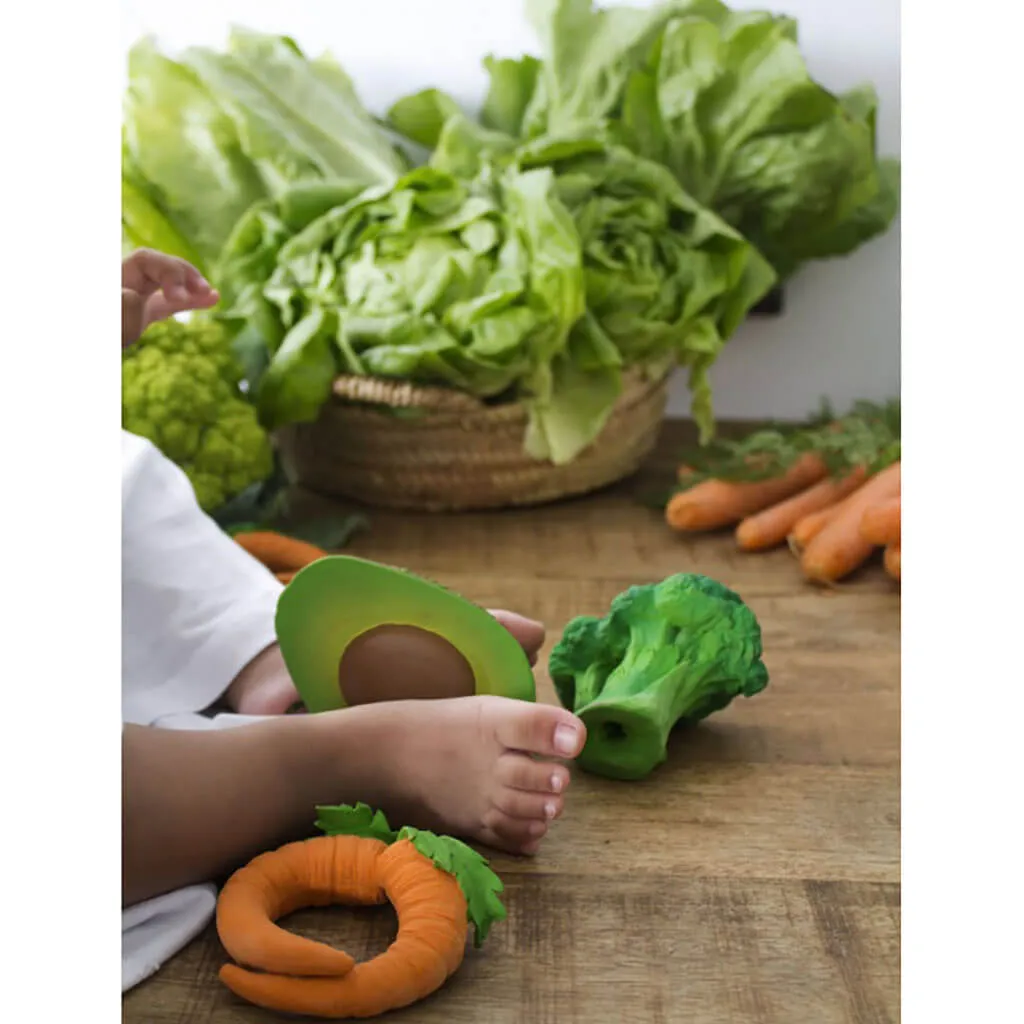 Natural Rubber Teether Arnold The Avocado