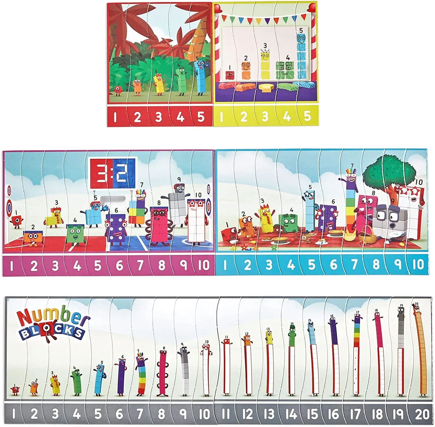 Numberblocks Sequencing Puzzle by Learning Resources - Ages 3 Years 