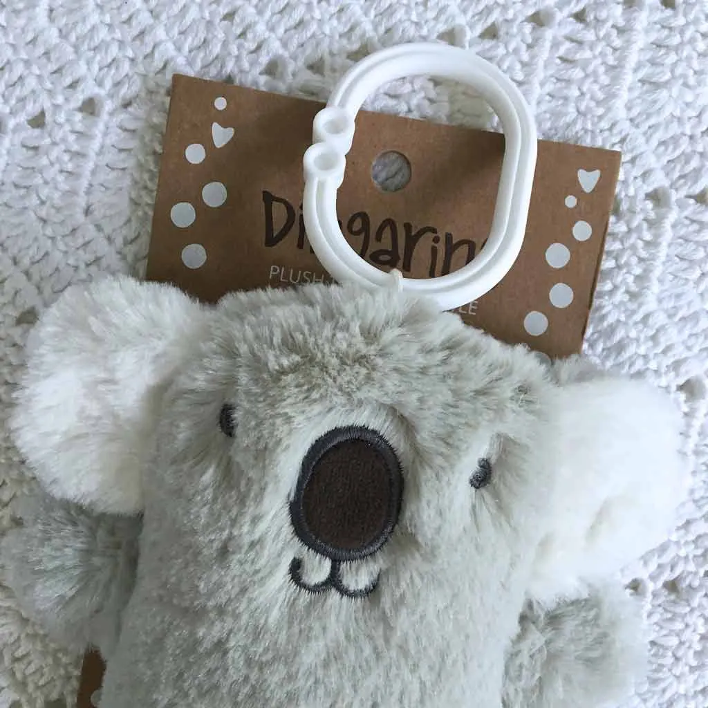 OB Designs - Dingaring Teething Rattle - Kelly Koala Grey