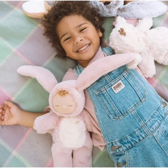 Olli Ella Cozy Dinkums Bunny Flopsy - Rose