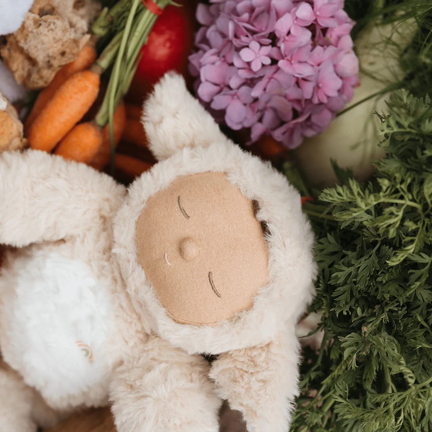Olli Ella Cozy Dinkums Lamby Picket Cream