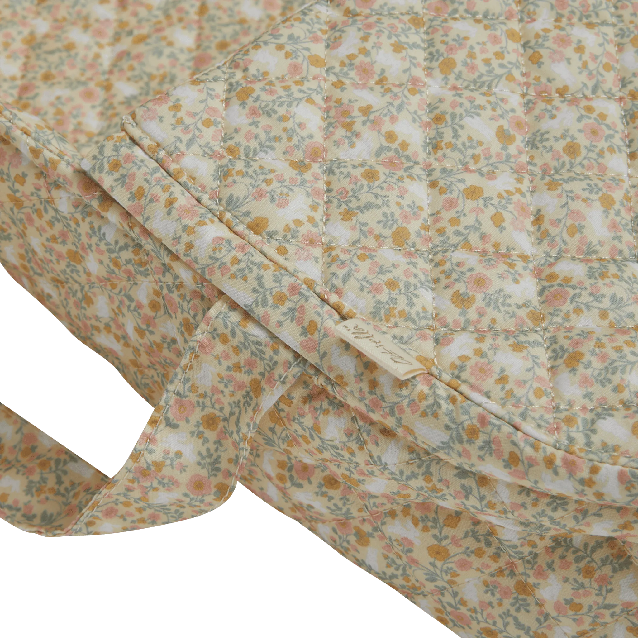 Olli Ella Dinkum Dolls Quilted Carry Cot - Garden Floral