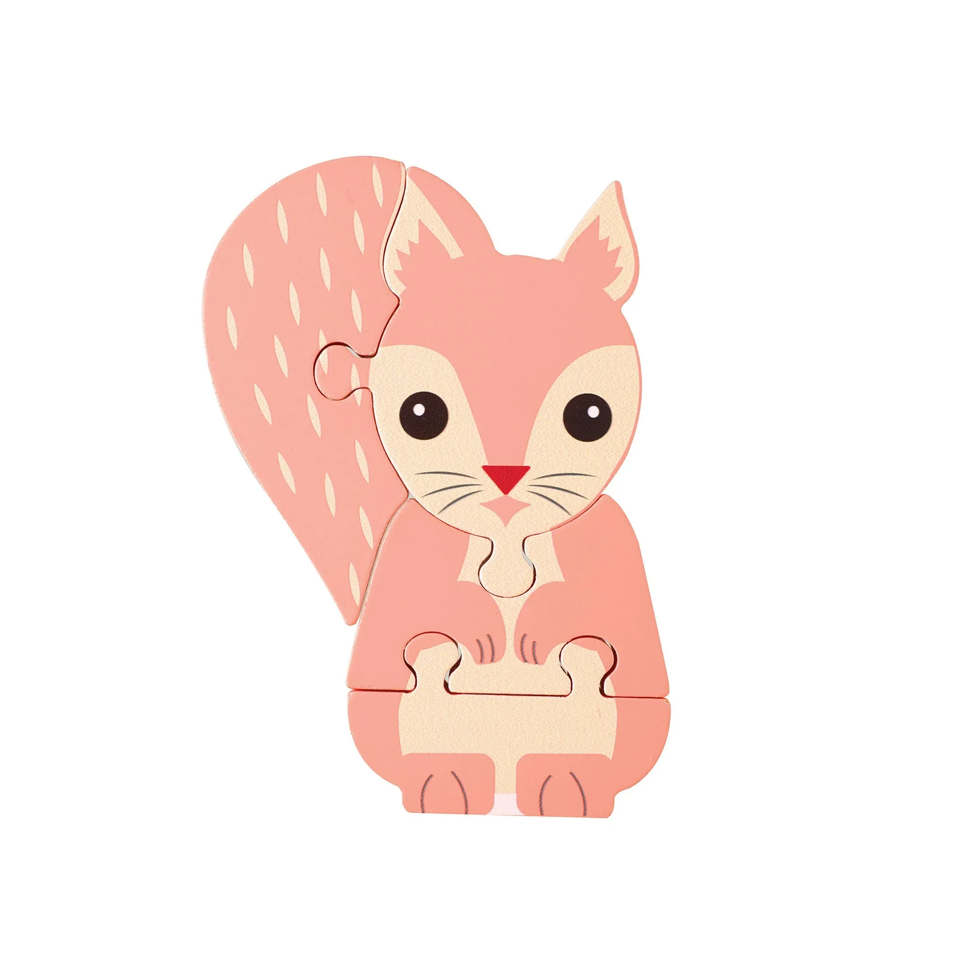 Orange Tree Wooden Squirrel Puzzle