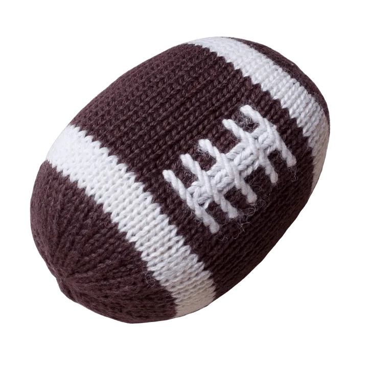 Organic Baby Toys - Newborn Rattles | Football