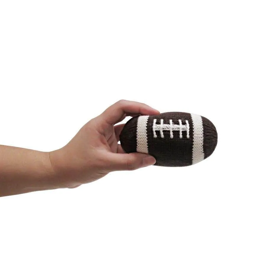Organic Baby Toys - Newborn Rattles | Football
