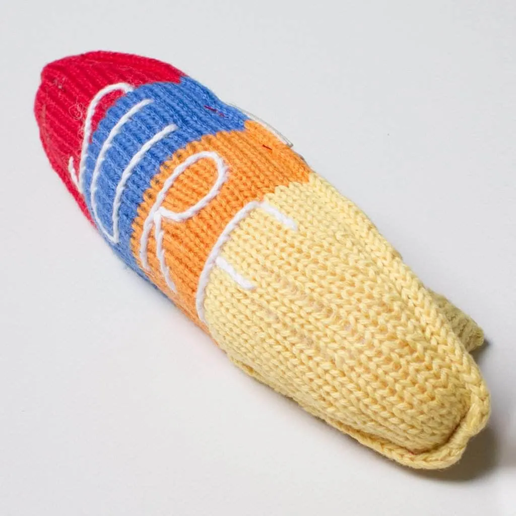 Organic Baby Toys - Newborn Rattles | Surfboard