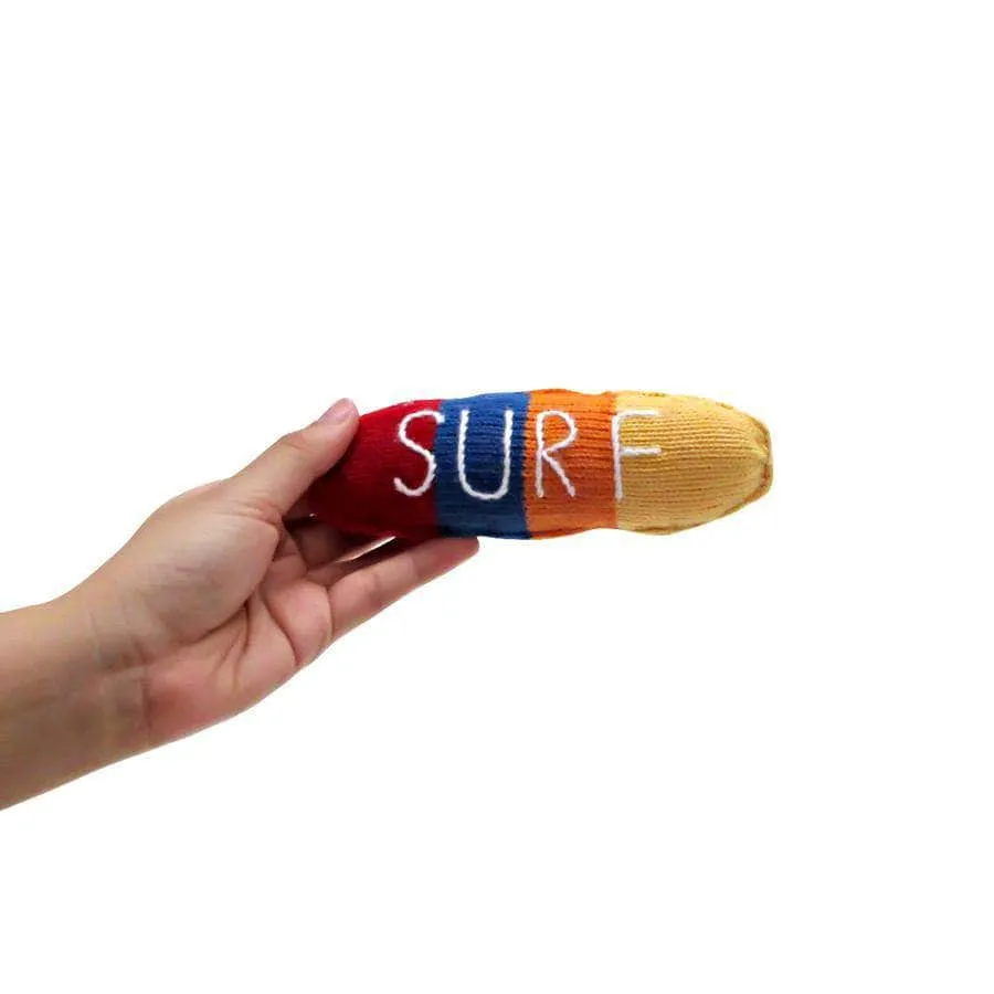 Organic Baby Toys - Newborn Rattles | Surfboard