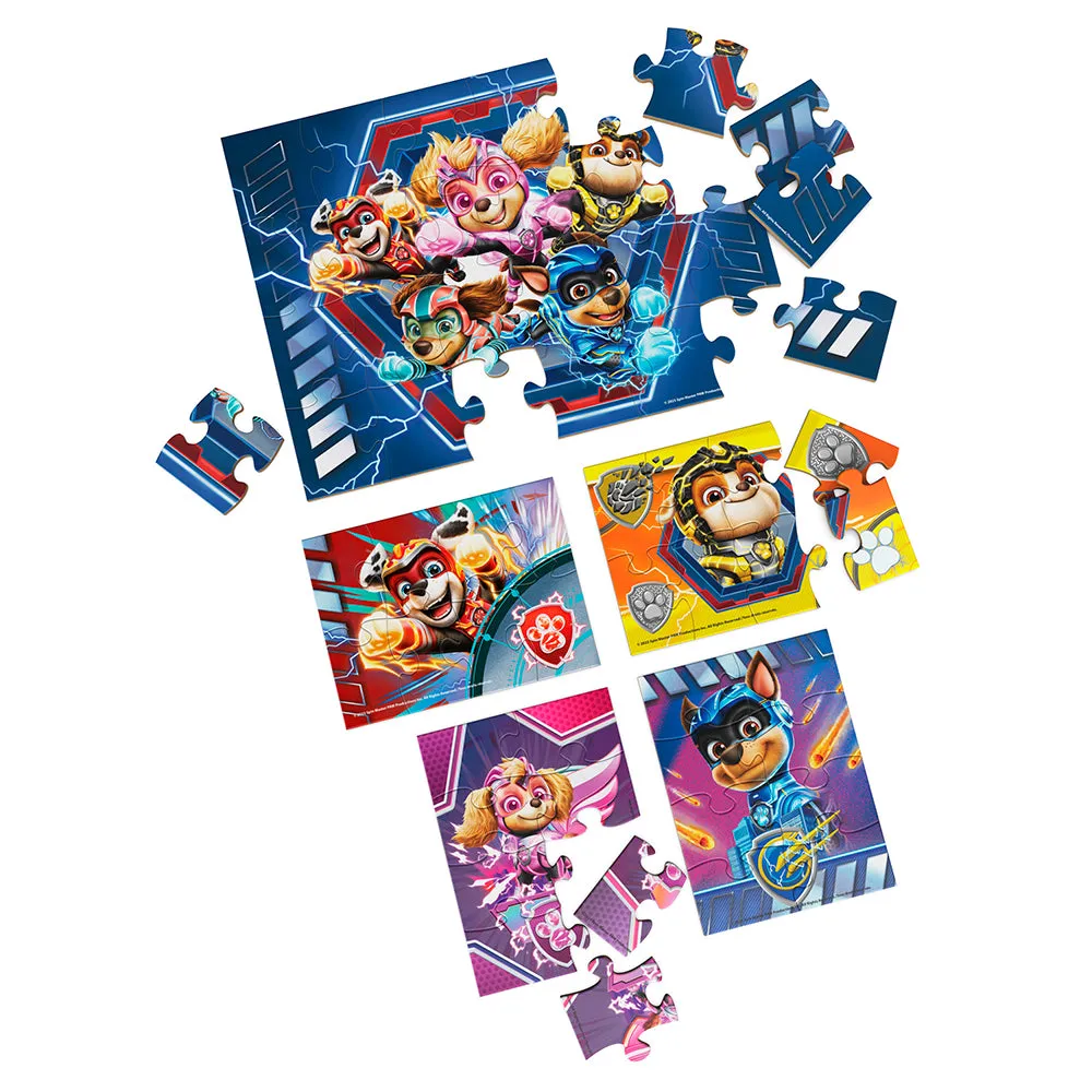 Paw Patrol Movie 2, 5-in-1 Wood Puzzles