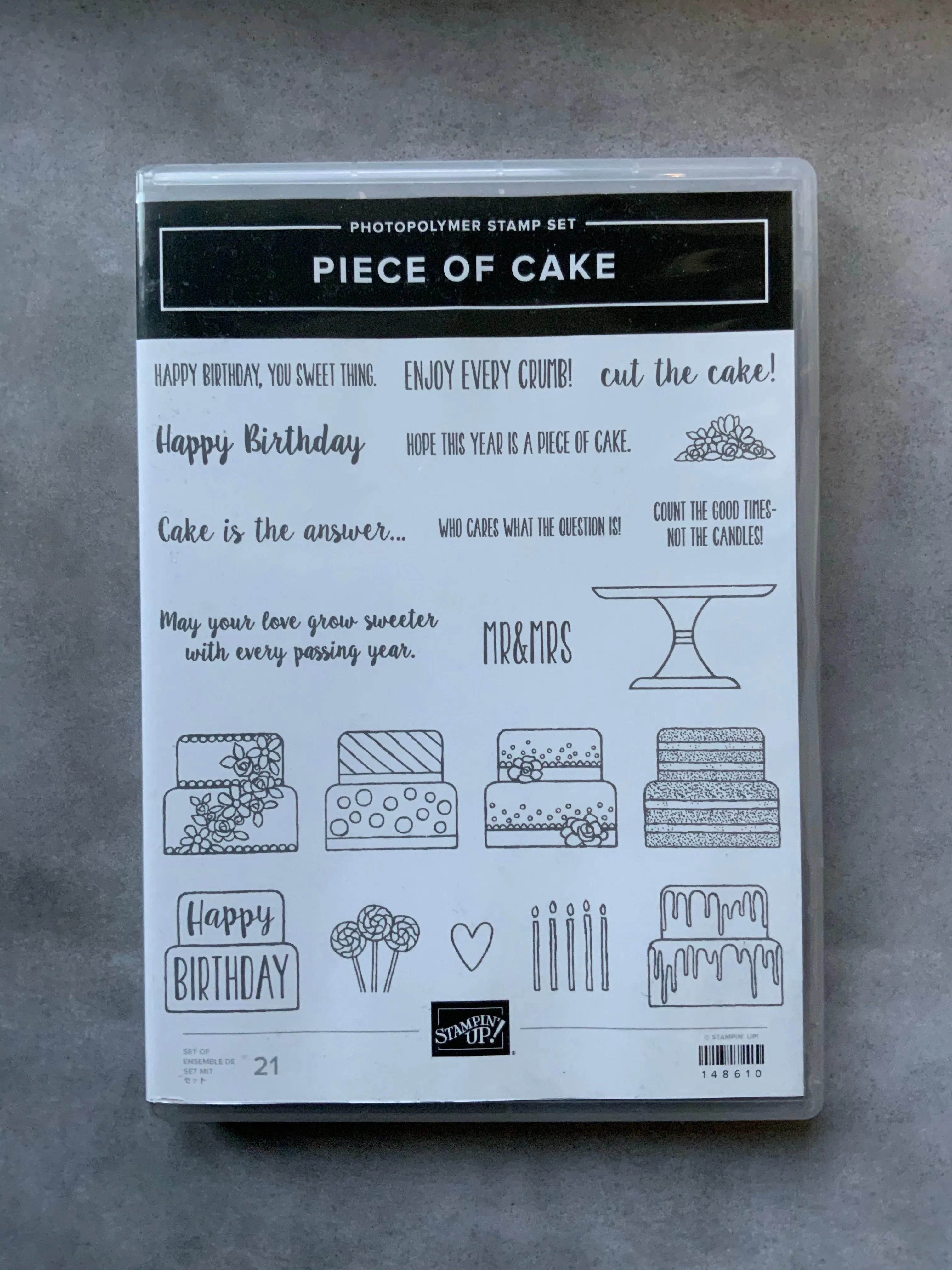 Piece of Cake | Retired Photopolymer Stamp Set | Stampin' Up!
