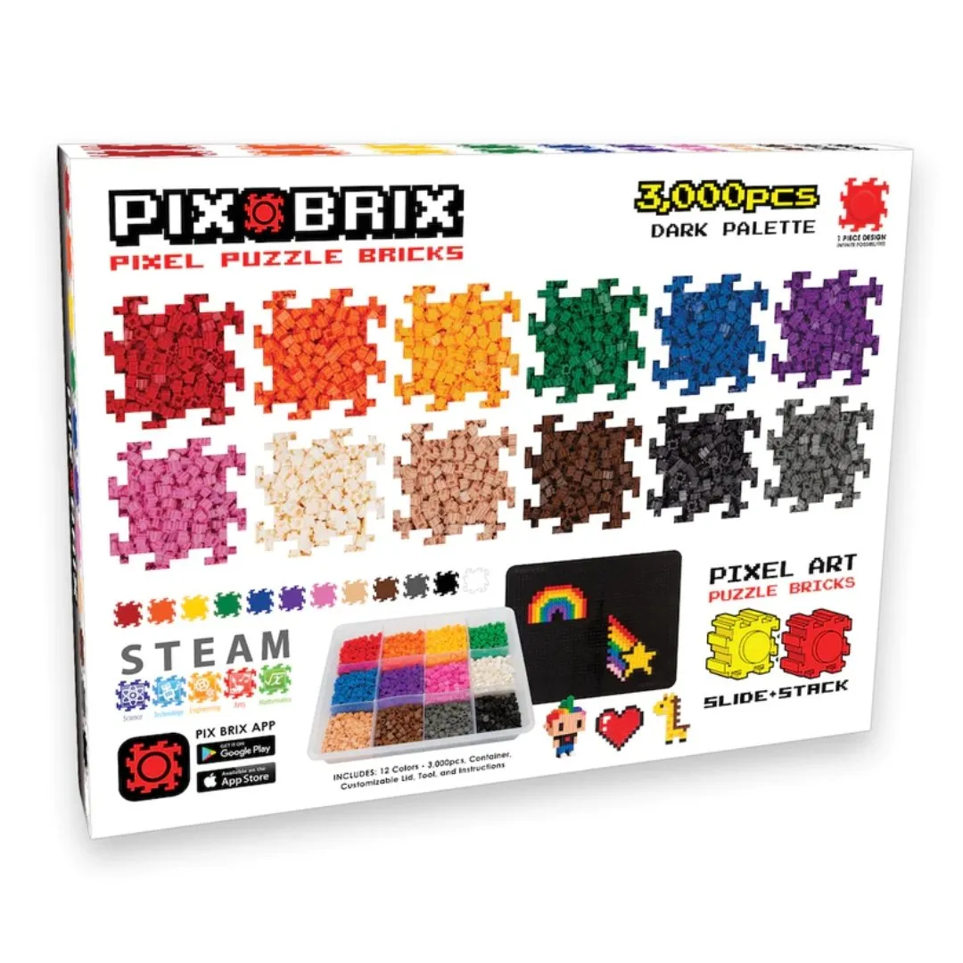 Pix Brix - 3000 pc Containers - Dark