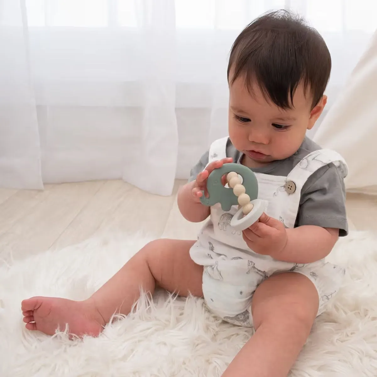Playground Silicone Elephant Teether
